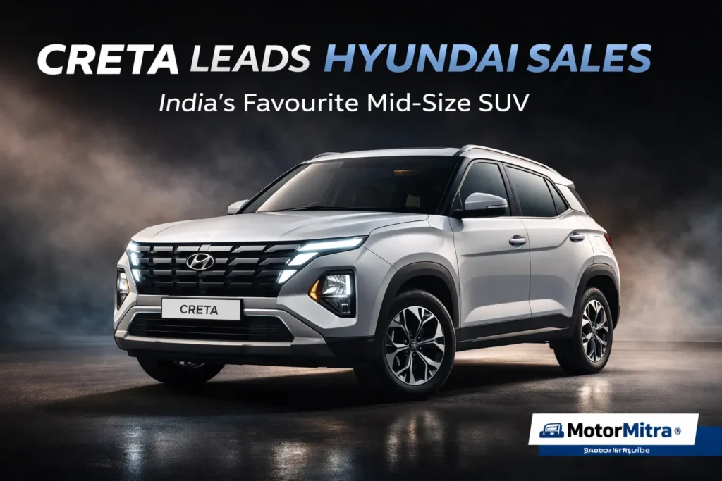 Hyundai Creta ने रचा इतिहास: 2025 में 2 लाख+ बिक्री के साथ बना अजेय SUV किंग!